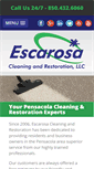 Mobile Screenshot of escarosacleaningandrestoration.com